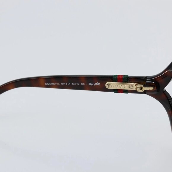 GUCCI Web Sherry Line Sunglasses plastic Brown main image 6